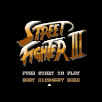 Street Fighter III Title Screen